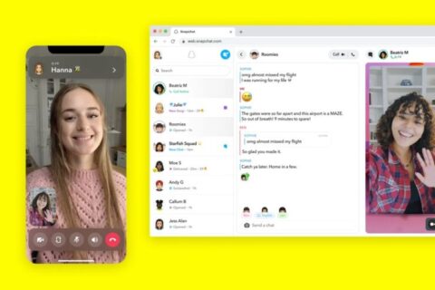 Snapchat ra mắt tính năng trò chuyện và gọi video trên web