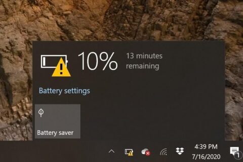 Cách thêm thông báo sạc đầy pin cho Windows 10/11