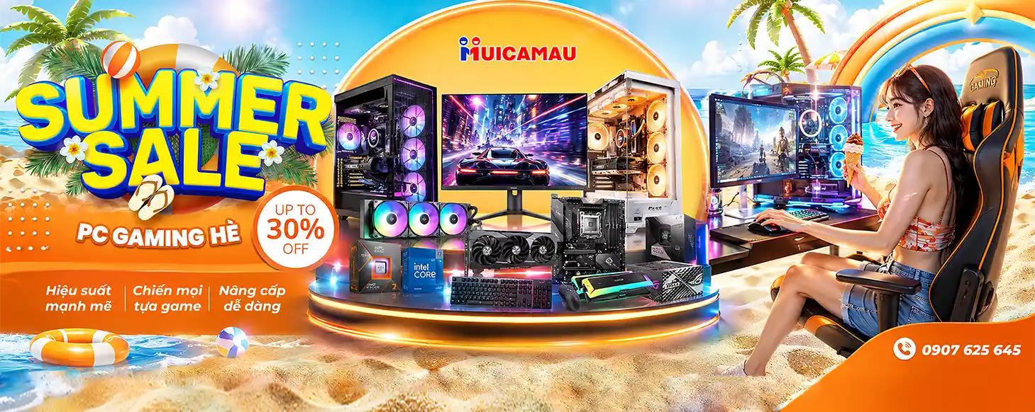 Build PC gaming tại Mũi Cà Mau